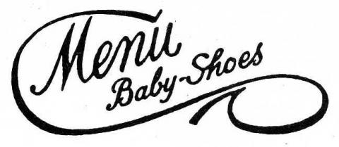 Logo Menu Baby Shoes